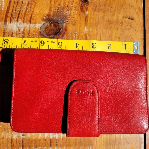 Red Rofls Leather Wallet - Picture 8 of 8